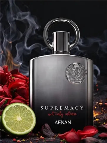 Afnan Supremacy Not Only Intense Eau de Parfum for Men – 3.4 oz / 100 ml Long Lasting Woody Fruity Smoky Fragrance – Luxury Arabian Cologne for Men