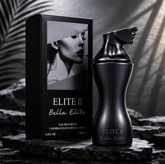 Elite II Bella Elite Eau de Parfum for Women 3.4 Fl Oz (100ml) – Long Lasting Floral Woody Musk Perfume – Elegant Feminine Fragrance Spray for Evening Wear, Date Night &amp; Special Occasions