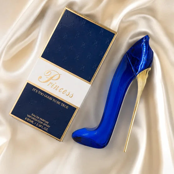 Princess Blue &amp; Black High Heel Perfume Gift Set for Women – 2 Piece Eau de Parfum Bundle, Long Lasting Fresh Floral &amp; Warm Oriental Fragrance Collection, Luxury Women&
