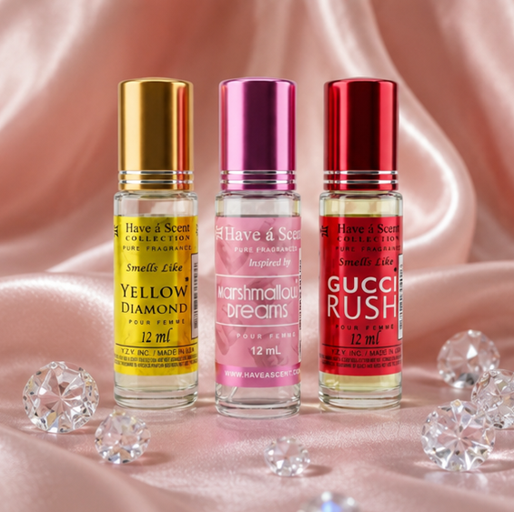 Fruity &amp; Fun Vibrant Perfume Oil Roll-On Bundle - Pack of 3