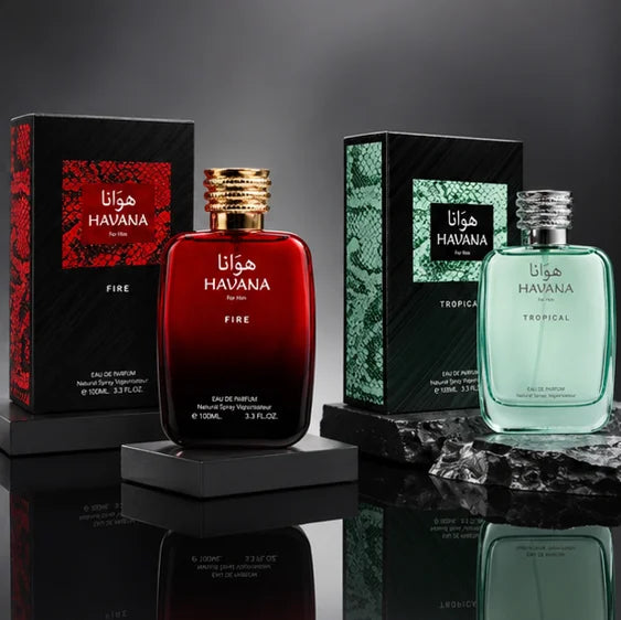 HAVANA Adventure Duo for Men – Fire &amp; Tropical Eau de Parfum Gift Set, Long Lasting Men&