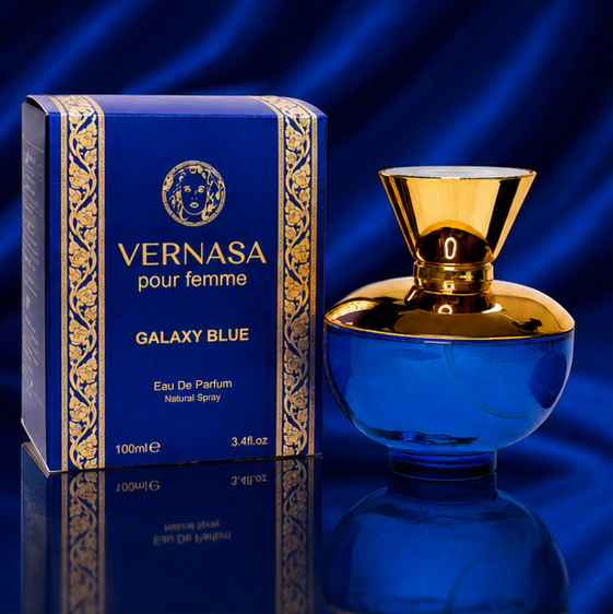 Vernasa Galaxy Blue &amp; Vernasa Galaxy Purple Perfume Gift Set for Women – 2 Pack Eau de Parfum Fragrance Collection, Long Lasting Floral Fruity Amber Perfumes, Luxury Scent Gift Set, 100ml Each
