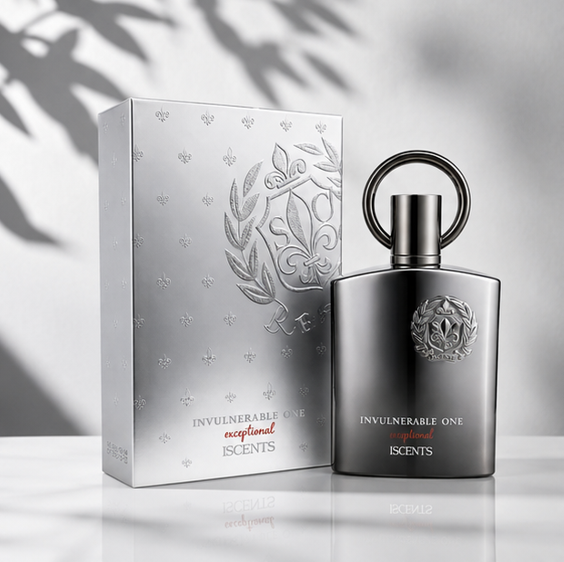 Invulnerable One Exceptional Eau de Parfum for Men, Long Lasting Woody Aromatic Cologne Spray, Premium Fresh Spicy Masculine Fragrance, Luxury Men&