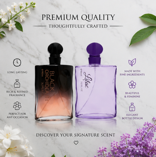 Black Orchidea &amp; Lilac Women&