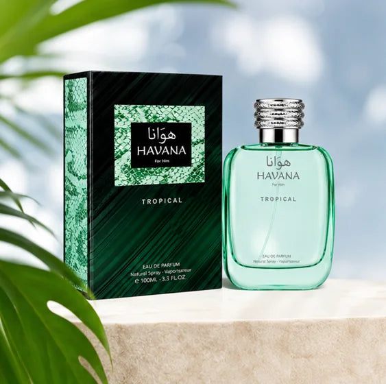 HAVANA Weekend Collection for Men – Black &amp; Tropical Eau de Parfum Gift Set, Long Lasting Men&