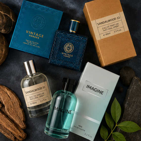 Vintage Heroes, Sandalwood 33 &amp; Imagine Men&