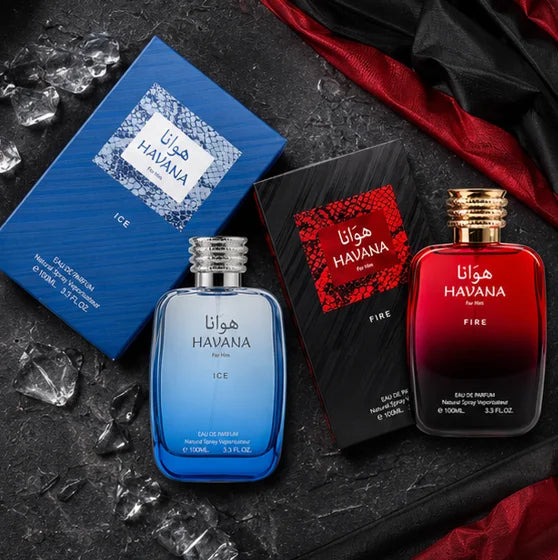 HAVANA Hot &amp; Cold Collection for Men – Fire &amp; Ice Eau de Parfum Gift Set, Long Lasting Men&