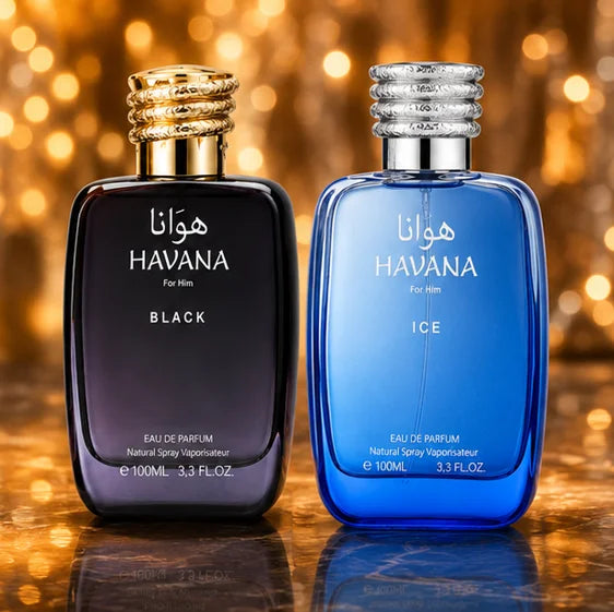 HAVANA Day &amp; Night Duo for Men – Black &amp; Ice Eau de Parfum Gift Set, Long Lasting Men&