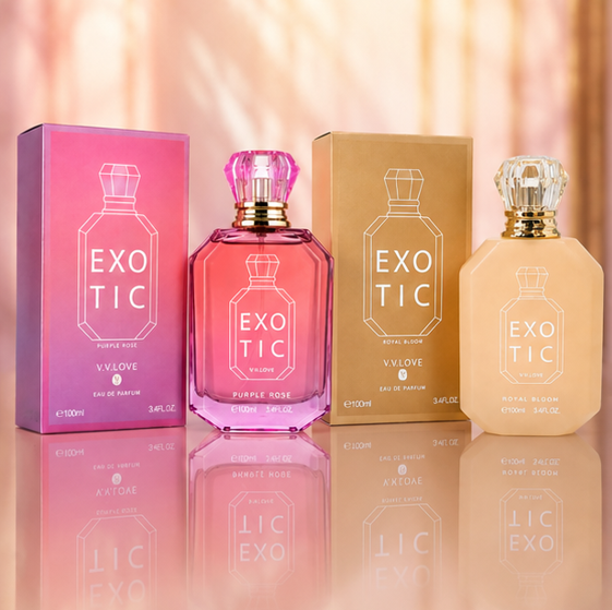 Purple Rose &amp; Royal Bloom Eau de Parfum Gift Set for Women – 2 Pack 100ml / 3.4 Fl Oz Each Floral Fragrance Perfume Collection