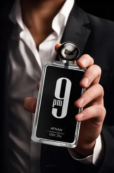 Afnan 9PM Eau de Parfum for Men – 3.4 oz / 100 ml Long Lasting Sweet Vanilla Amber Fragrance – Warm Spicy Night Perfume – Luxury Arabian Cologne for Men
