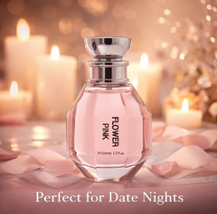 Flower Pink Perfume for Women 3.3 oz (100 ml) Eau de Parfum Spray – Sweet Floral Women's Fragrance – Long Lasting Ladies Perfume