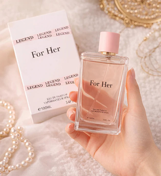 For Her Eau de Parfum for Women – 3.4 oz / 100 ml Long Lasting Perfume – Soft Floral Feminine Fragrance – Elegant Everyday Womens Perfume Spray – Gift Perfume for Her