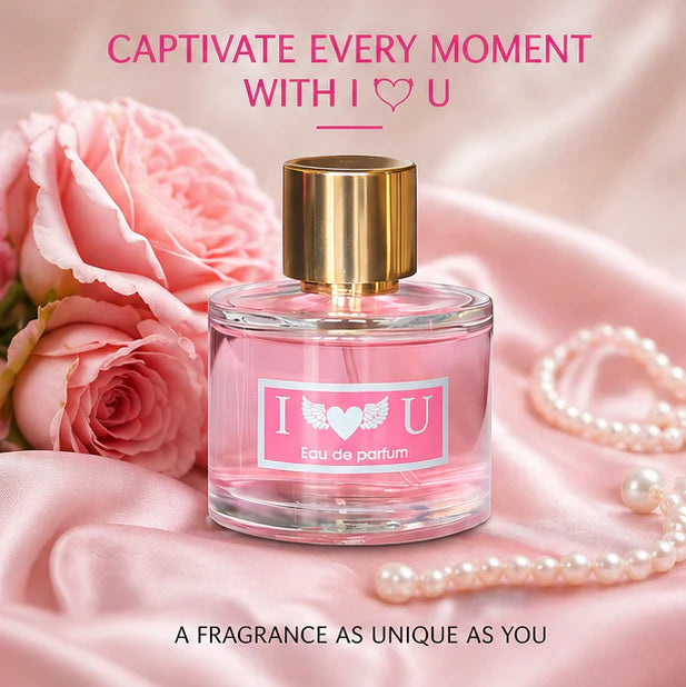 I Love You Perfume for Women Eau de Parfum 100ml (3.4 Fl Oz) – Long Lasting Sweet Floral Fruity Fragrance Spray – Romantic Everyday Scent – Gift Perfume for Her