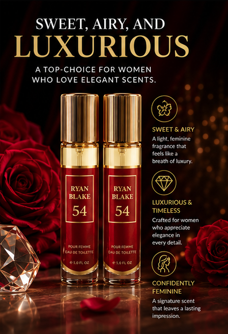 Ryan Blake 54 Luxury Body Mist 2-Pack | Baccarat Rouge Impression