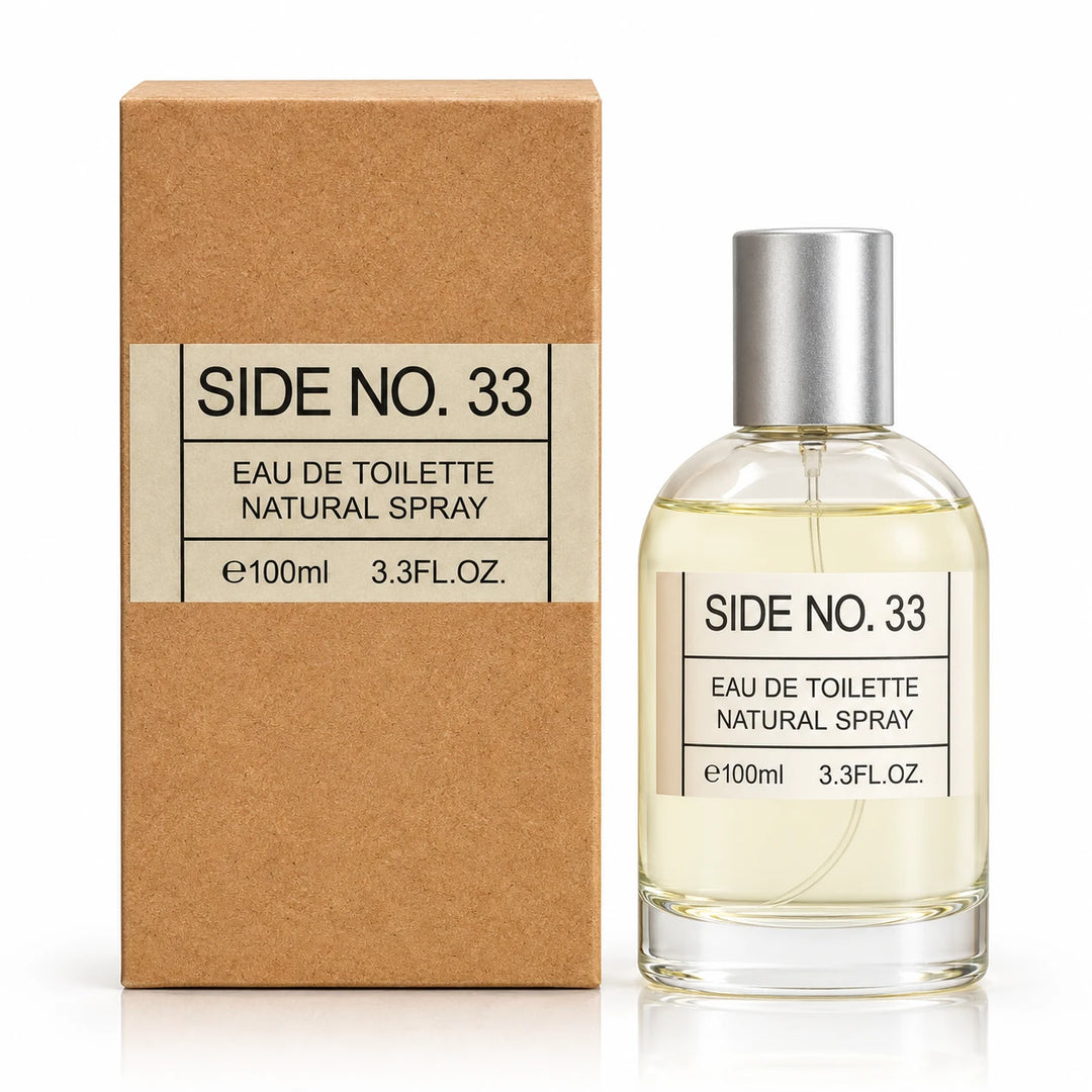 Side No. 33 Unisex Perfume - 100ml / 3.3 Fl Oz Eau de Toilette Natural Spray Woody Leather Fragrance