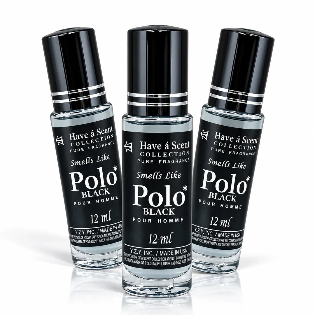 Smell Like Polo Black Concentrated Perfume Oil Pack of 3 - 12ml