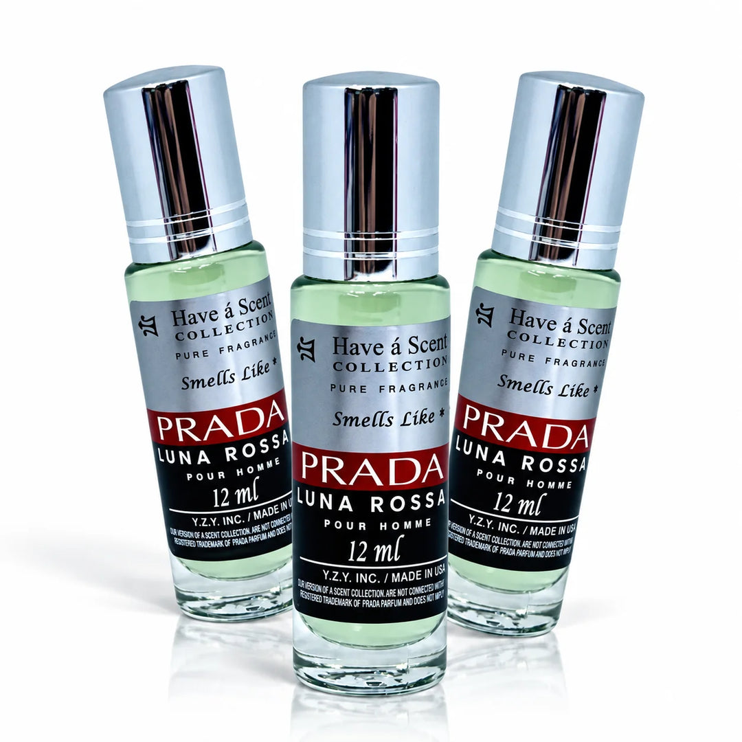 Smell Like Prada Luna Rossa Concentrated Perfume Oil Pack of 3 - 12ml