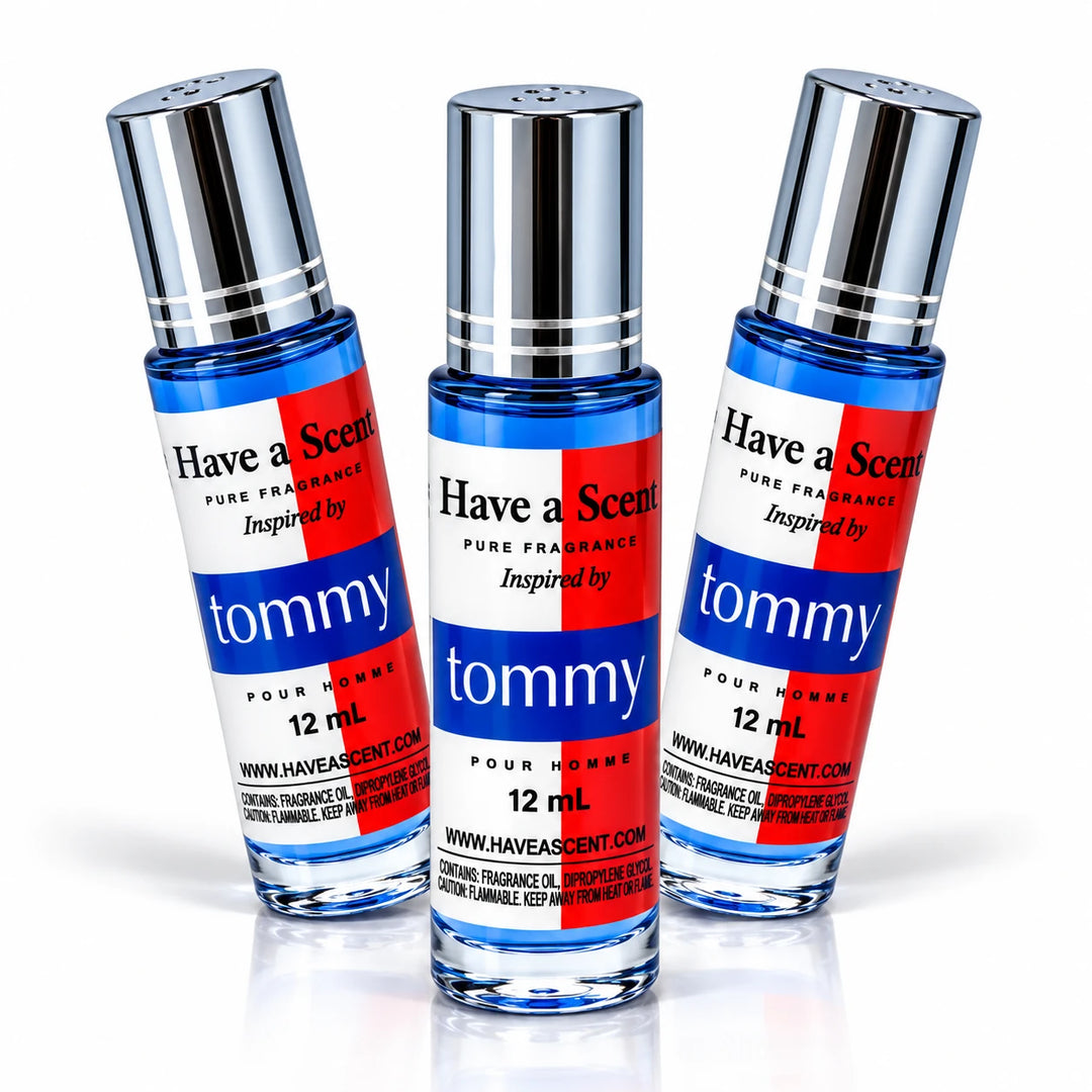 Tommy Roll on Perfume Oil For Men - 12 ml - 3 Pack - Scentblooms