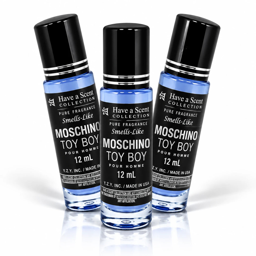 Toys boys Roll on Perfume Oil For Men - 12 ml - 3 Pack - Scentblooms