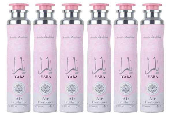Lattafa Yara Air Freshener 300ml Pack Of 6 Unisex