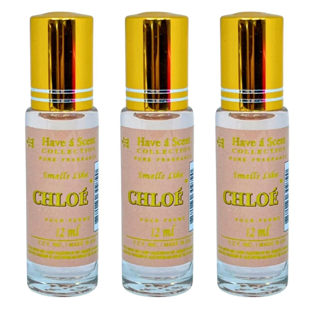 3 Pack Perfume Roll-On Oil – Chloé – 12ml Each
have a scent
have a scent oil
have a scent collection
have a scent collection perfume
have a scent perfume oil 
have a scent collection oil
have a scent roll on
have a scent collection pure fregrance 