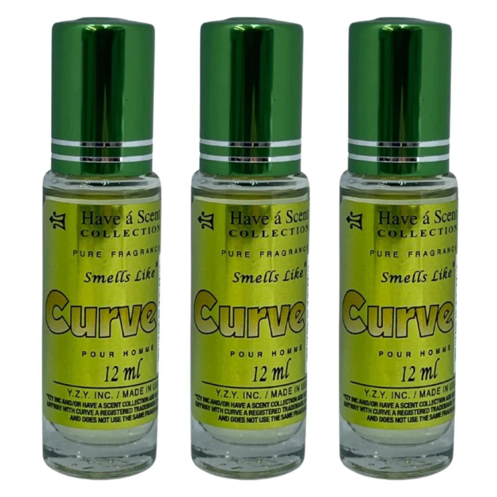 3 Pack Perfume Roll-On Oil – Curve – 12ml Each
have a scent
have a scent oil
have a scent collection
have a scent collection perfume
have a scent perfume oil 
have a scent collection oil
have a scent roll on
have a scent collection pure fregrance 