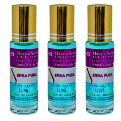 3 Pack Perfume Roll-On Oil – Erba Pura – 12ml Each