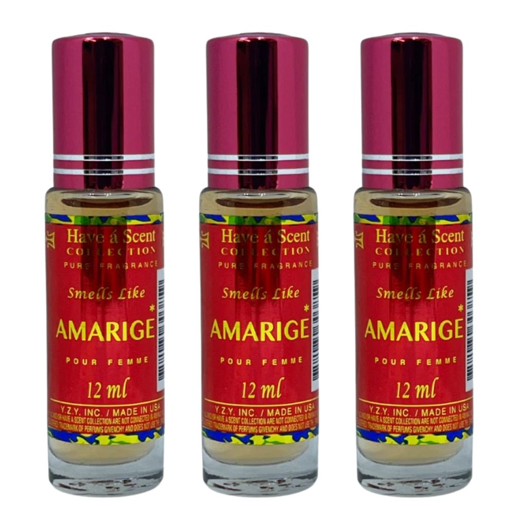 3 Pack Perfume Roll-On Oil – Amarige – 12ml Each
have a scent
have a scent oil
have a scent collection
have a scent collection perfume
have a scent perfume oil 
have a scent collection oil
have a scent roll on
have a scent collection pure fregrance 