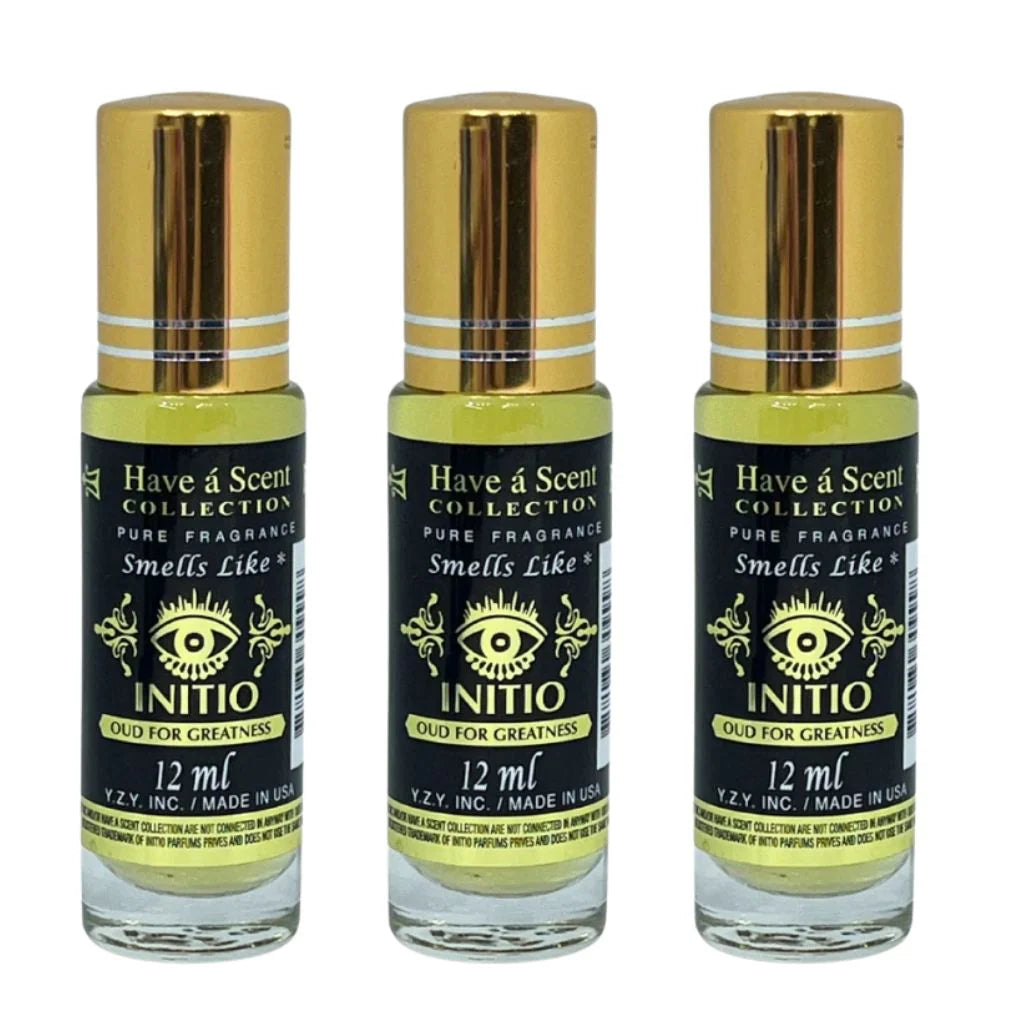 3 Pack Perfume Roll-On Oil – Initio – 12ml Each
have a scent
have a scent oil
have a scent collection
have a scent collection perfume
have a scent perfume oil 
have a scent collection oil
have a scent roll on
have a scent collection pure fregrance 
