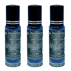 3 Pack Perfume Roll-On Oil – Invictus – 12ml Each