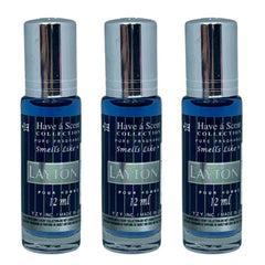 3 Pack Perfume Roll-On Oil – Layton – 12ml Each