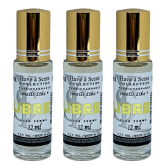 3 Pack Perfume Roll-On Oil – Libre – 12ml Each