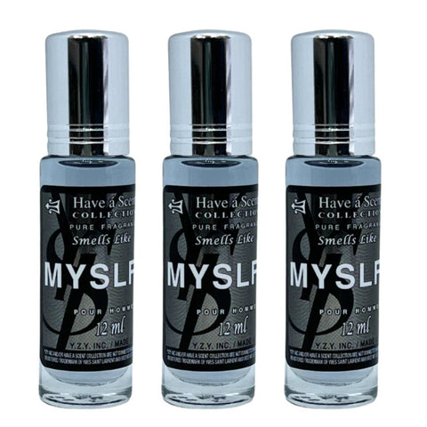 3 Pack Perfume Roll-On Oil – MySLF – 12ml Each