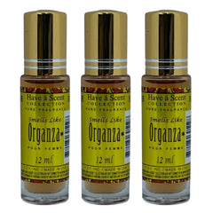 3 Pack Perfume Roll-On Oil – Organza – 12ml Each