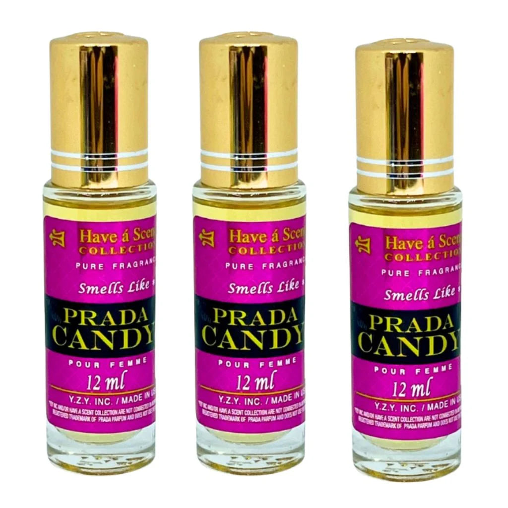 3 Pack Perfume Roll-On Oil – Prady Candy – 12ml Each
have a scent
have a scent oil
have a scent collection
have a scent collection perfume
have a scent perfume oil 
have a scent collection oil
have a scent roll on
have a scent collection pure fregrance 