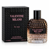Valentine Milano Perfume for Men – 3.4 Fl Oz EDT Fresh Fragrance