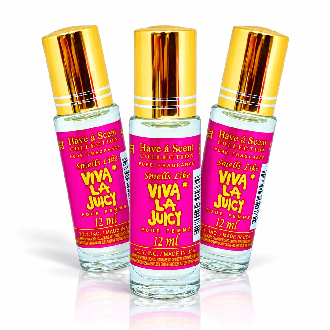 Viva La Sexy Roll on Perfume Oil for Women - 12 ml - 3 Pack - Scentblooms
