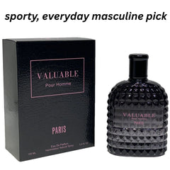 Valuable for Homme Paris – Eau de Parfum Spray – 3.4 oz / 100 ml