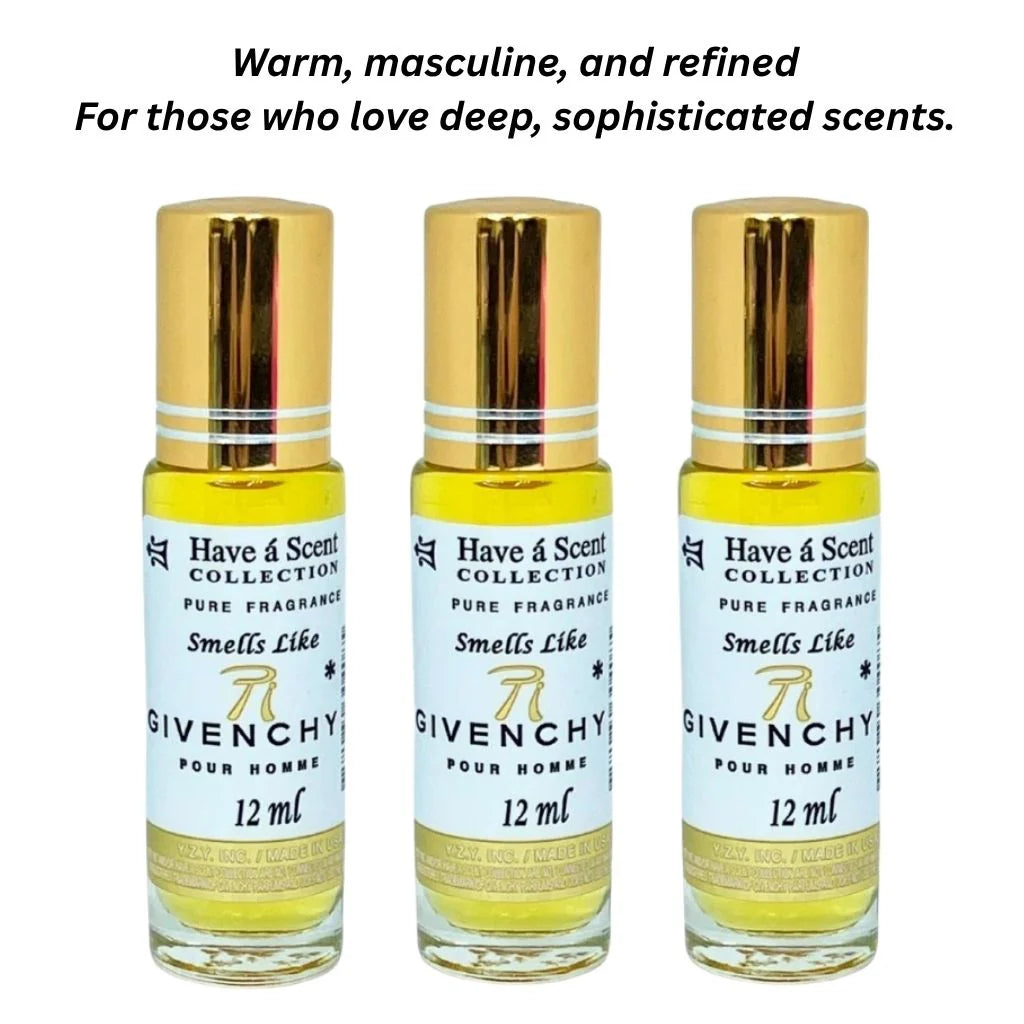 3 Pack Perfume Roll-On Oil – Givenchy – 12ml Each