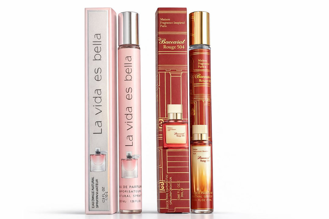 Women’s Luxury Travel Perfume 2 Pack | Eau de Parfum Spray | La Vida &amp; Baccarat