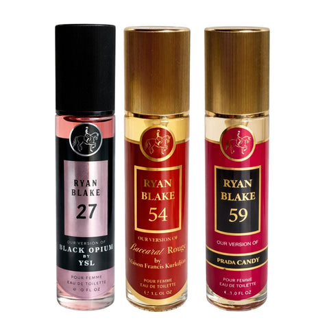 Ryan Blake Ladies Perfume Gift Set 3 Pack – Sweet & Warm Fragrance Bundle