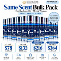 12 ml Perfume Oil – Same Scent Bulk Pack (Men & Women)