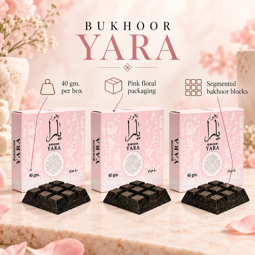 Yara Bakhoor Incense 40g 3 Pack