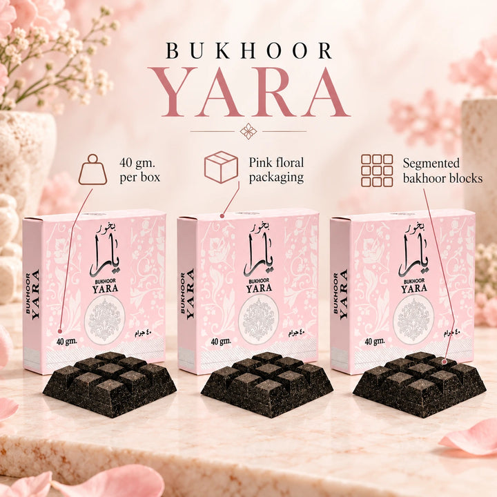 Yara Bakhoor Incense 40g 3 Pack
