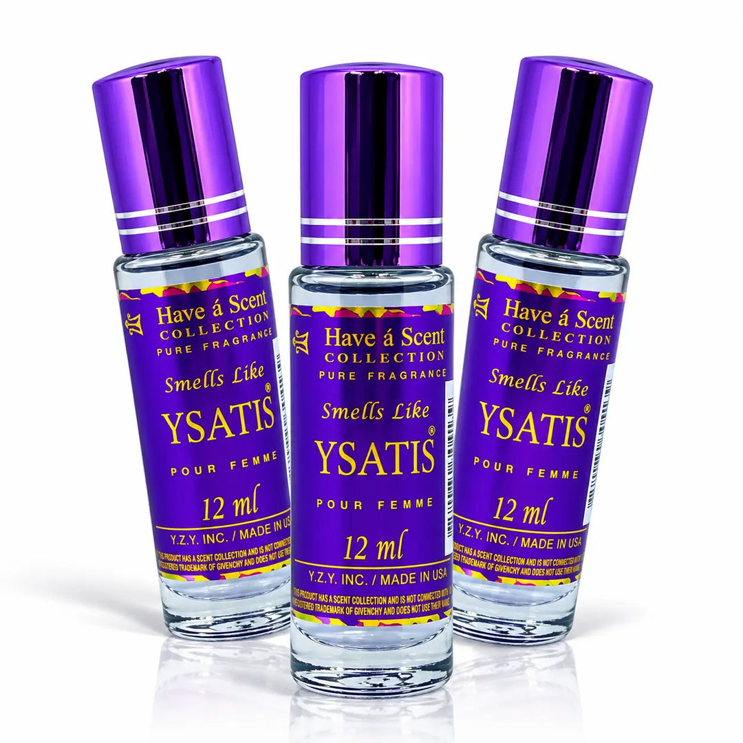 Ysatiss Concentrated Perfume Oil Pack of 3 - 12ml Roll-On