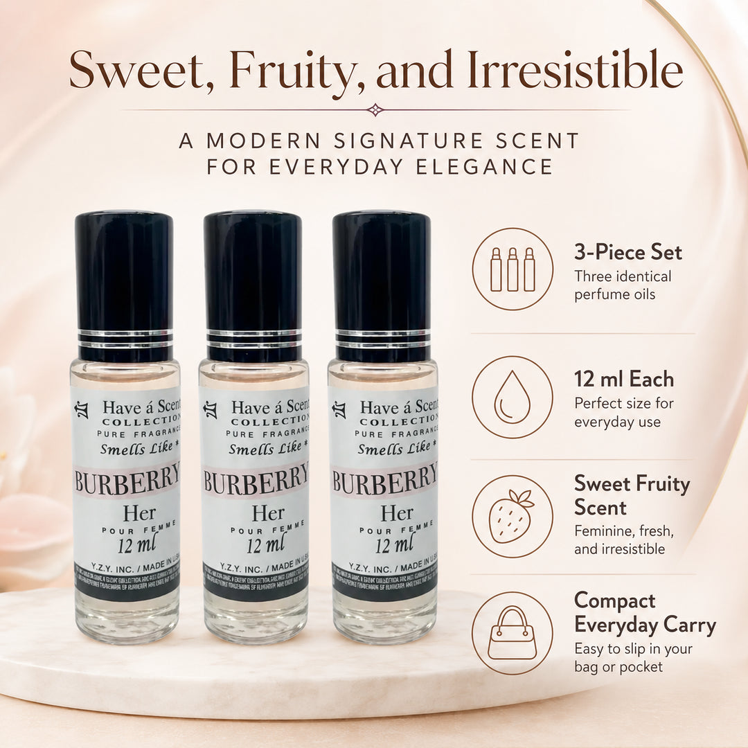 Burberry Her Inspired Perfume Trio 12 ml For Women