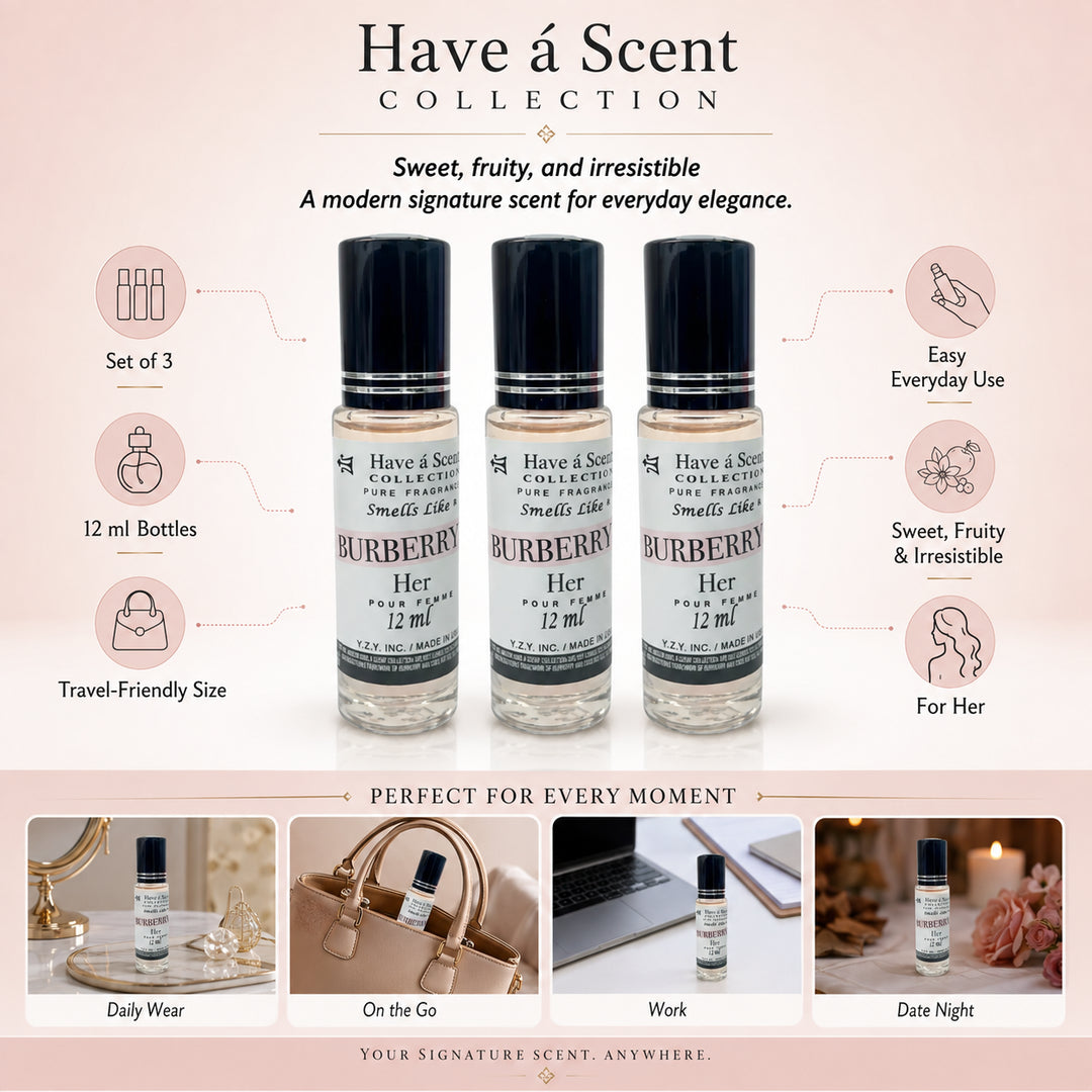 Burberry Her Inspired Perfume Trio 12 ml For Women