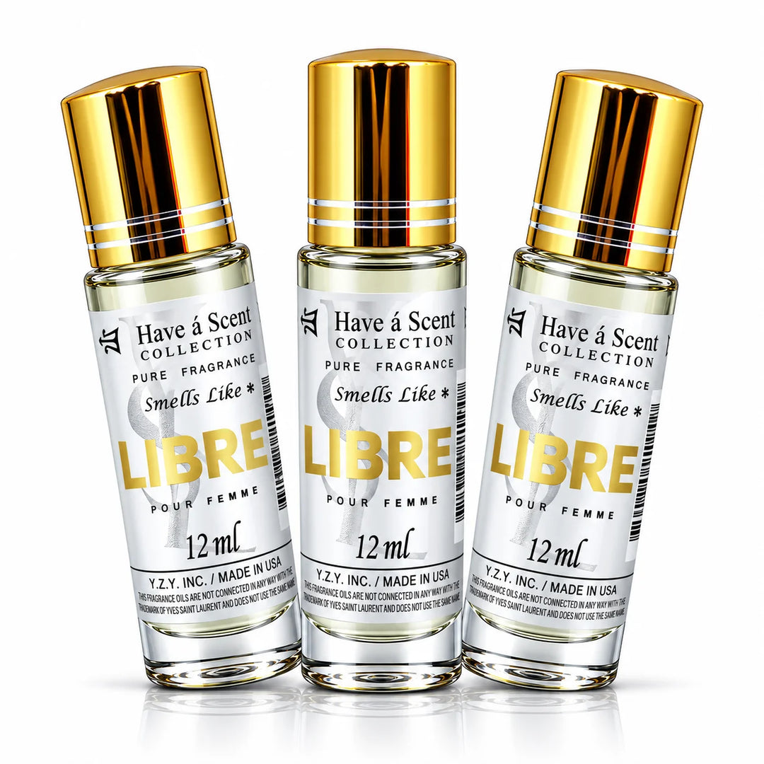 Smell Like Libre Concentrated Perfume Oil Pack of 3 - 12ml Roll-On