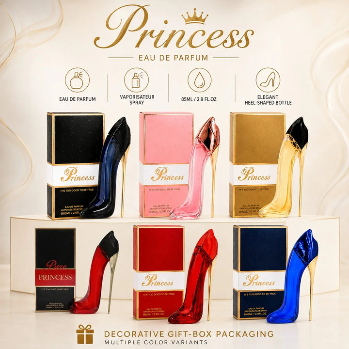 Princess High Heel Perfume Collection for Women – 6-Piece Eau de Parfum Gift Set, Long Lasting Women&
