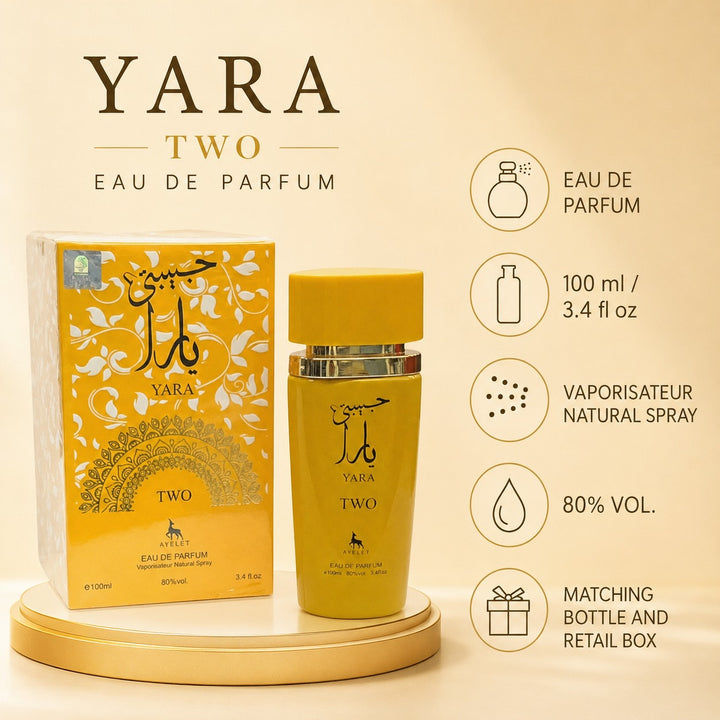 Yara Two for Women by Ayelet 3.4 oz EDP | Fresh Fruity Floral